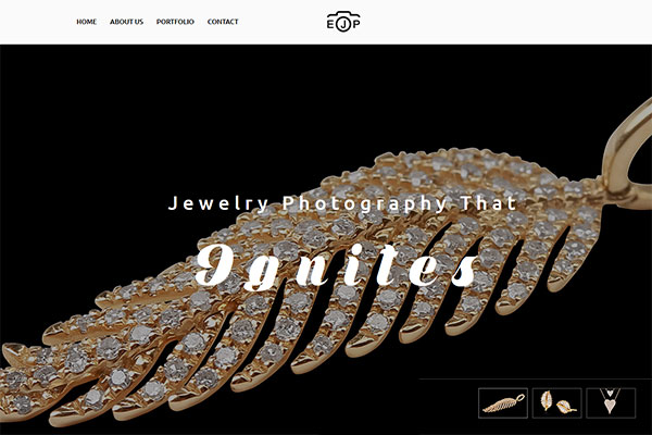 portfolio image 7 - scrren capture of home page